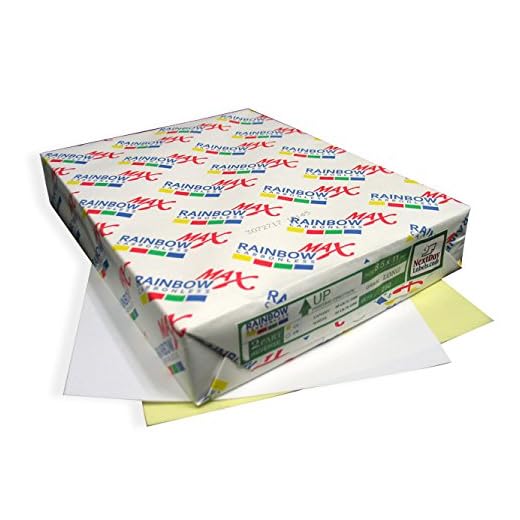 250 Sets, NCR Paper, Collated 2 Part (White, Canary), Letter Size Carbonless Paper - Rainbow Brand