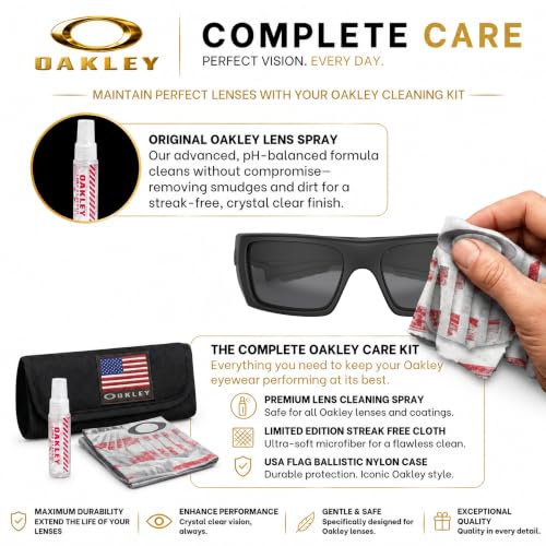 Image of Oakley DET CORD OO9253 Rectangle Shape Sunglasses w /Official Eyewear Kit | Non-Polarized, Men's Sunglasses