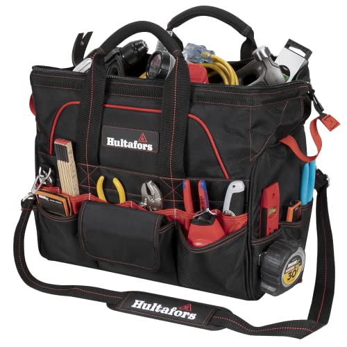 Hultafors Work Gear Ht5553 18" Pro Contractor's Closed-Top Tool Bag #TOP14
