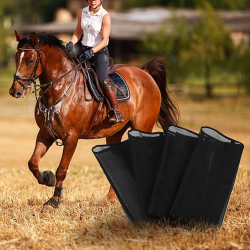 Botas de protección para caballos que evitan picaduras en la granja 4