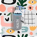 Botella de Vidrio con Funda de Algodón