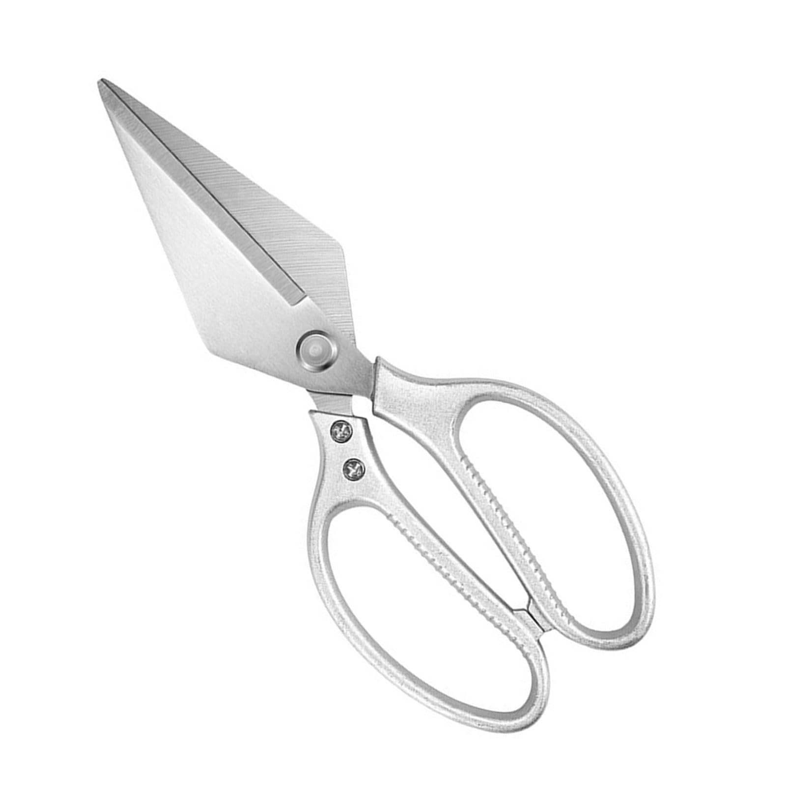 Sharply Stainless Steels Chicken Bone Scissors Kitchen Shears with Comfort Grips for Fish Vegetables Dry Fruits Enduring Stainless Steels Chicken Bone Shears