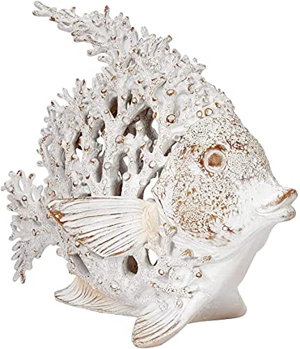 Corner Merchant Ocean Decor White Coral Reef Angelfish...