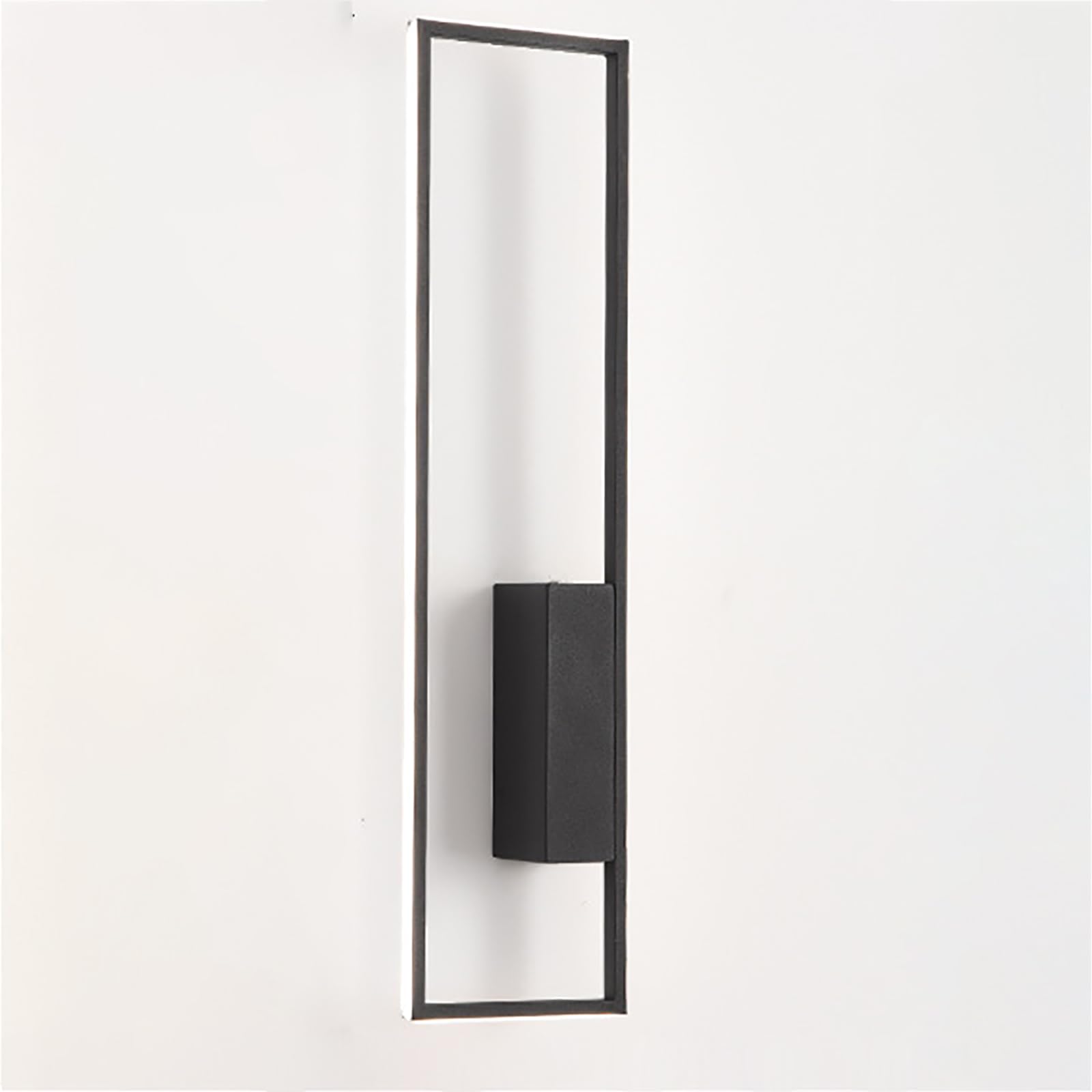 SXWNBIFH wall lamp Wall Lights For Living Room, LED Indoor Wall Lamp With Warm/Natural/White Light, 3 Brightness Levels, For Bedroom Farmhouse Bedside Reading Light(Size:L Single-Heads,Color:Black)