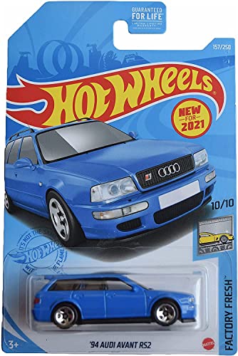 Hot Wheels Audi Avant RS2 1:64 azul miniatura 1