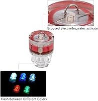 Vista 5 de Dr.Fish - Luz de LED señuelo para peces de agua salada y agua dulce. Señuelo de pesca surtido para atraer fletán, róbalo. Para pesca desde la orilla
