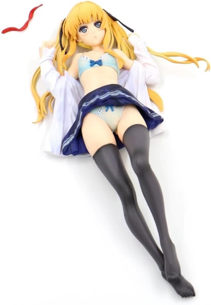 Figura de chica anime original 1/7, figura de juguete de estatua, colección de modelos, personaje de manga japonés, PVC, figuras de acción, 21 cm.