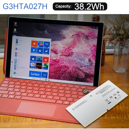 Image of ASUNCELL G3HTA027H DYNR01 Laptop Battery Replacement for Microsoft Surface Pro4 Pro 4 1724 12.3 inch Tablet DYNRO1 G3HTA026H G3HTA027H 7.5V 38.2Wh 5087mAh