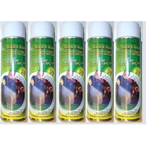 Quick Clean 5 Cans, Pool Table Felt Cloth Cleaner Cover