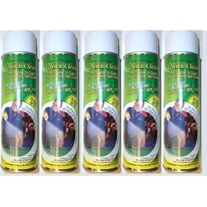 Quick Clean 5 Cans, Pool Table Felt Cloth Cleaner