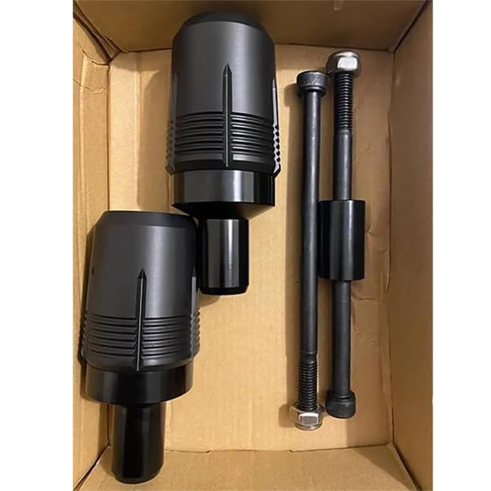 Für Kawasaki Z650 Z650RS ninja650 Z 650 RS 2017-2024 2025 Zubehör Motorrad Rahmen Schieber Absturz Ramm Schutz Z650 Ninja 650 sturzpads (Schwarz)