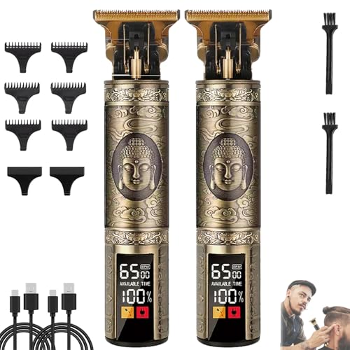 Tonsor Pro Shaver, Tonsor Pro Electric Shaver, Hair Trimmer for Men, with Cordless Clippers LCD Display, Waterproof Blade, for Heads, Hair (2 Pcs)