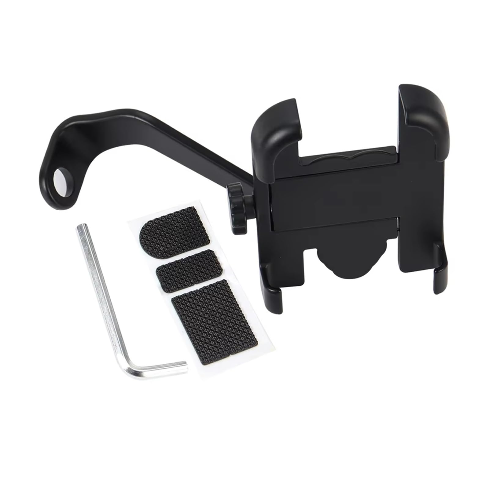 Staffa Navigazione GPS Supporto Telefono Bicicletta Moto Staffa GPS Supporto Cellulare Specchietto Retrovisore Moto Supporto Manubrio Telefoni Cellulari 4-7 Pollici Porta Telefono Moto(Black C)