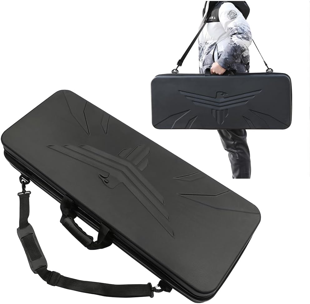 Recurve & Compound Bow Case - Compact Bow Storage Case with Sponge Padding, Ideal for Hunting Archery Accessories Organization
