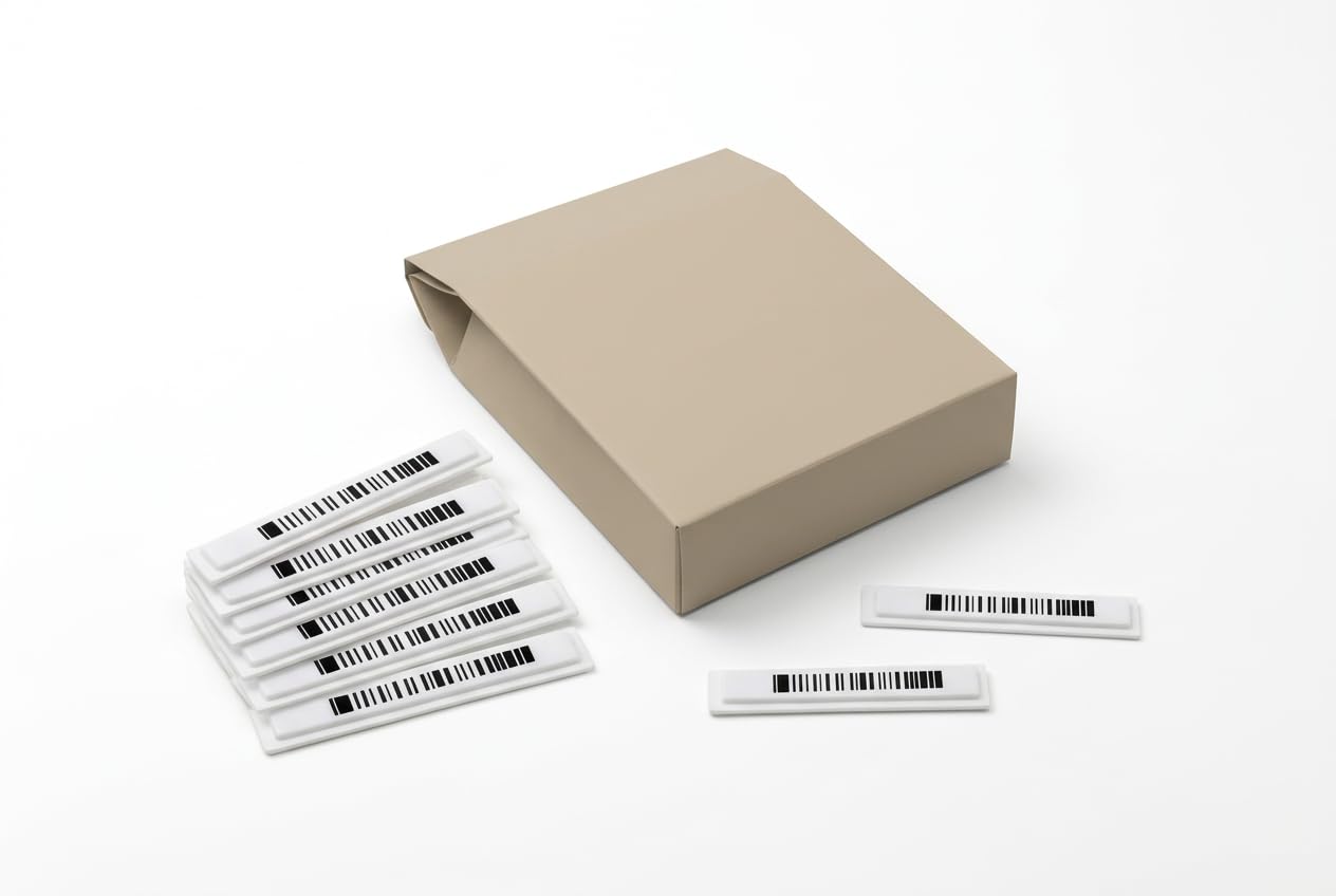 AM 5000 Etiquetas adhesivas AM 58 KHz con código de barras ficticio desactivables
