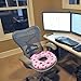 Pink Strawberry Donut Pillow Seat Cushion for Tailbone Pain Relief and Hemorrhoids, Home Office Chair Cushion for Long Sitting Work, Memory Foam Car Seat Cushions for Driving Butt Pain & Postpartum