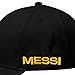 Icon Sports Compatible with Argentine Football Association Lionel Messi Cap - Unisex Adult - Black Color Logo