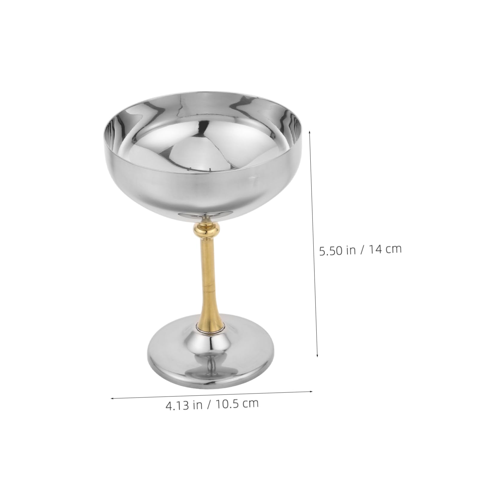 Cabilock Footed Ice Cream Bowls for Cocktail Parties Modern Design Easy to Clean Versatile Use for Puddings Snacks and Trifles