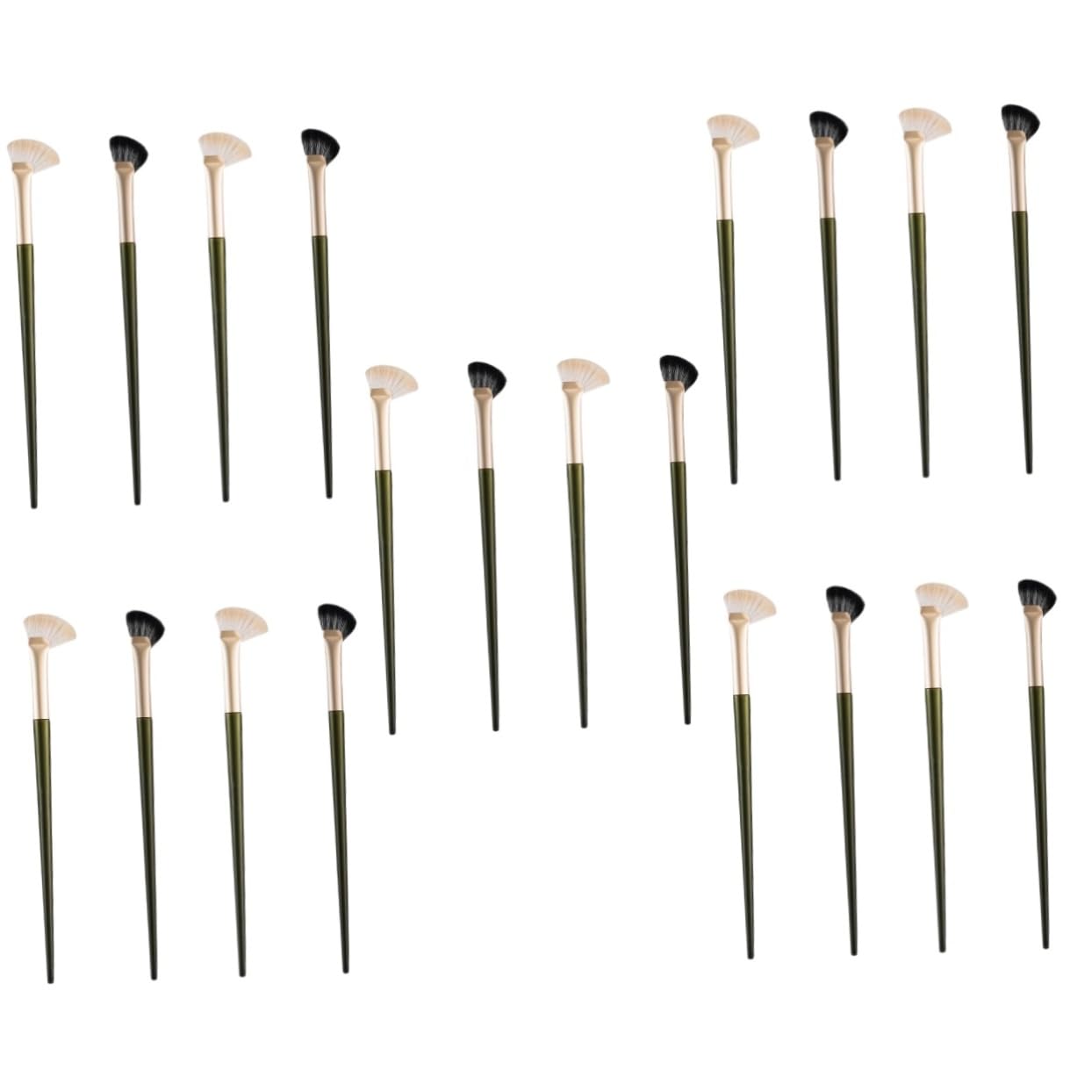 Didiseaon 20pezzi Contour Per Angolato e Ombretto Per Occhiaie e Puffiness Multifunzionali Per e Sopracciglia Morbidi