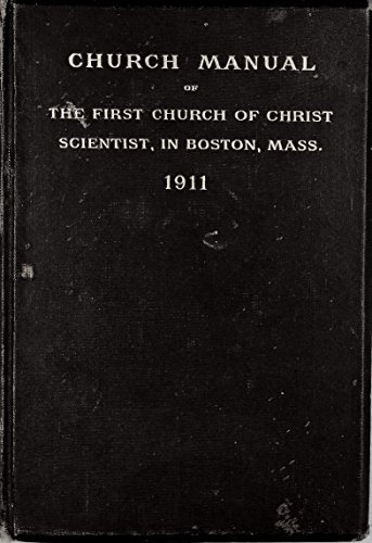 Manual of The Mother Church The First Church Of... B0008B5I3A Book Cover