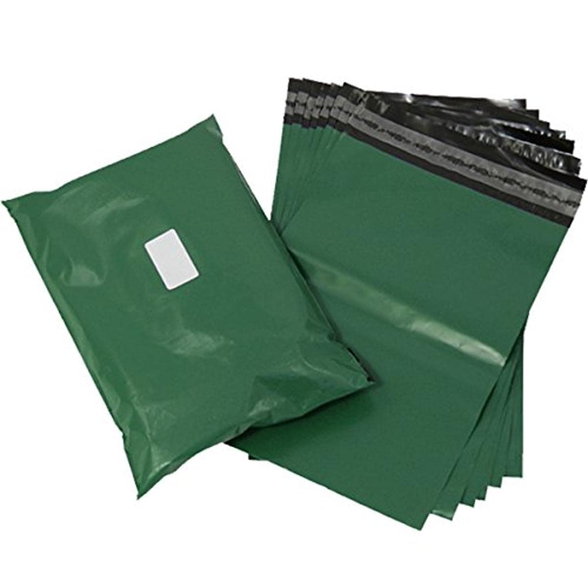 Triplast 14 x 20-Inch Plastic Mailing Postal Bag - Olive Green (Pack of 100), 14" x 20"