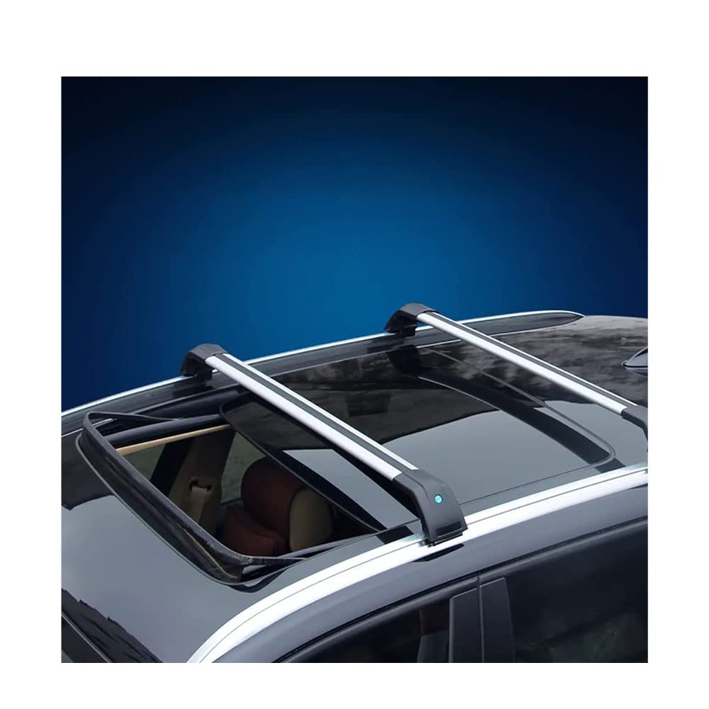 Mazda CX-30 Roof Rack Side Rails (2020-2026) - No Drill Installation, Aluminum, Chrome Finish, 165lb Capacity - View #7