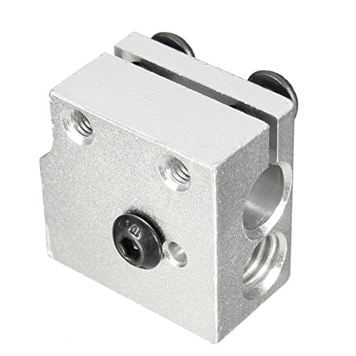 Wangdd22 5Pcs V6 Volcano Aluminium Heater Block For E3D Volvano Print Head Hot End Heating Block For 3D Printer Parts #TOP3