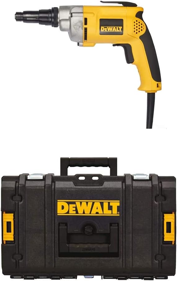 DEWALT DW268 6.5 Amp Screw Gun with DEWALT DWST08201 Tough System Case