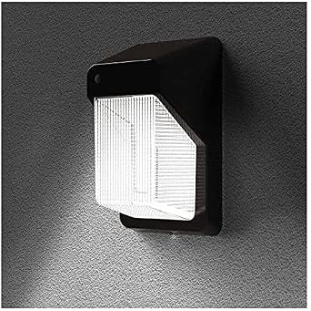 Commercial Electric LED Wall Pack Dark Bronze Dusk to Dawn