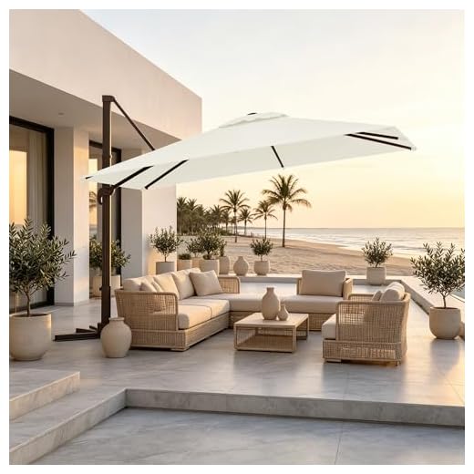 Ayge Cantilever Patio Umbrella with Base