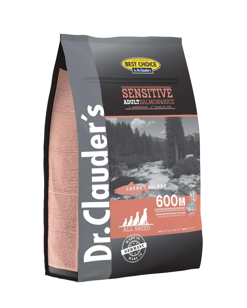 Dr.Clauder´S Best Choice Sensitive Adult Salmon Y Arroz 12,5 Kg Comida Para Perros