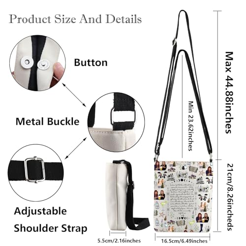 G2TUP Sisters Squad Crossbody Bag Sally And Gillian Gifts Salt Rosemary Lavender Lover Gifts Magic Witches Shoulder Bag2
