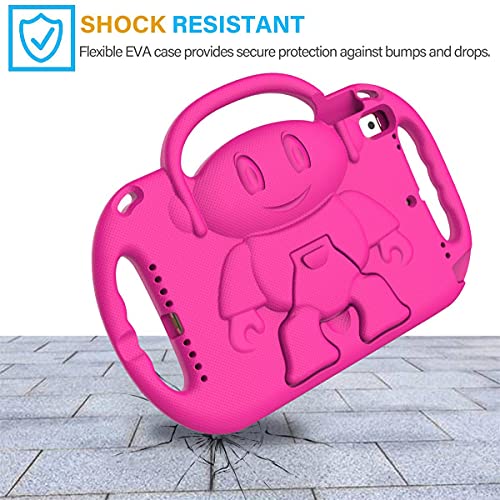 Image of SUPLIK Kids Case for iPad 9th /8th /7th Generation (10.2 inch, 2021 /2020 /2019), iPad 10.2 inch Kidproof Case with Shoulder Strap Handle Stand for Apple iPad 7th /8th /9th Gen, Pink