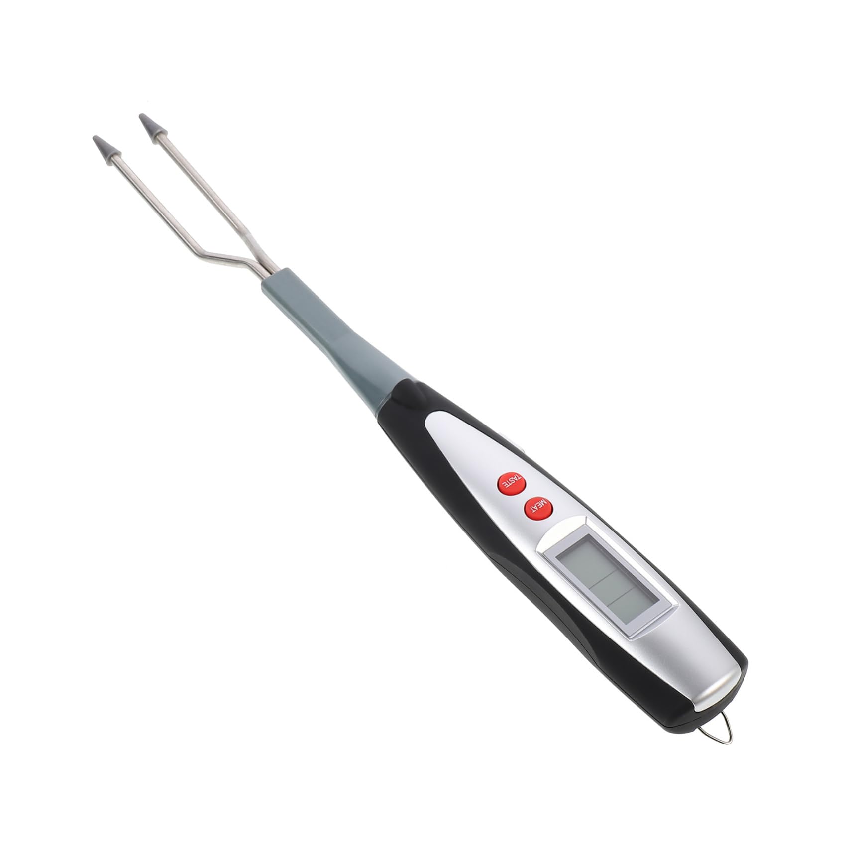 DECHOUS 2piezas Termómetro Digital De Cocina Tenedor Para Temperatura De Carne Para Bbq y Asados Inoxidable y Mango Ergonómico
