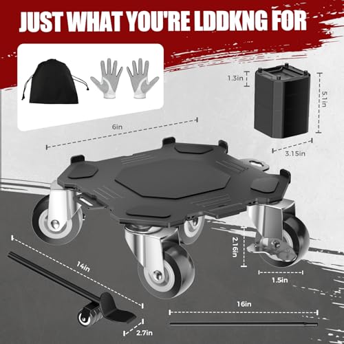Image of LOYAL TIGER Furniture Dolly, 2000LBS Furniture Movers with Wheels