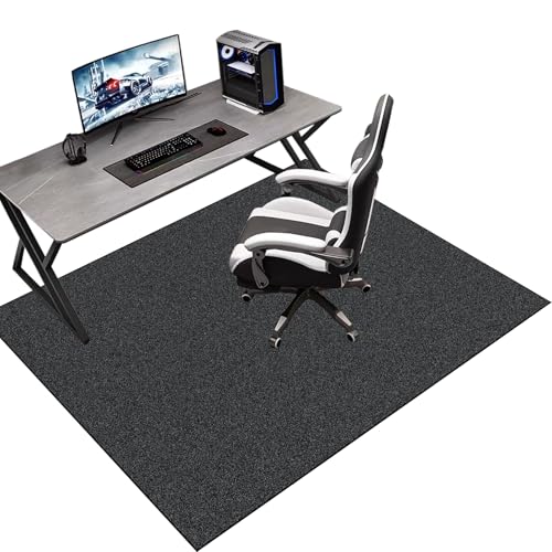 Alfombra Silla Gaming | Alfombrilla para Silla de Oficina | Alfombra Silla Ruedas | Alfombrilla de Suelo Duro para Escritorio | Oficina Protector de Suelo para Suelos de Madera Dura 120 x 140 cm