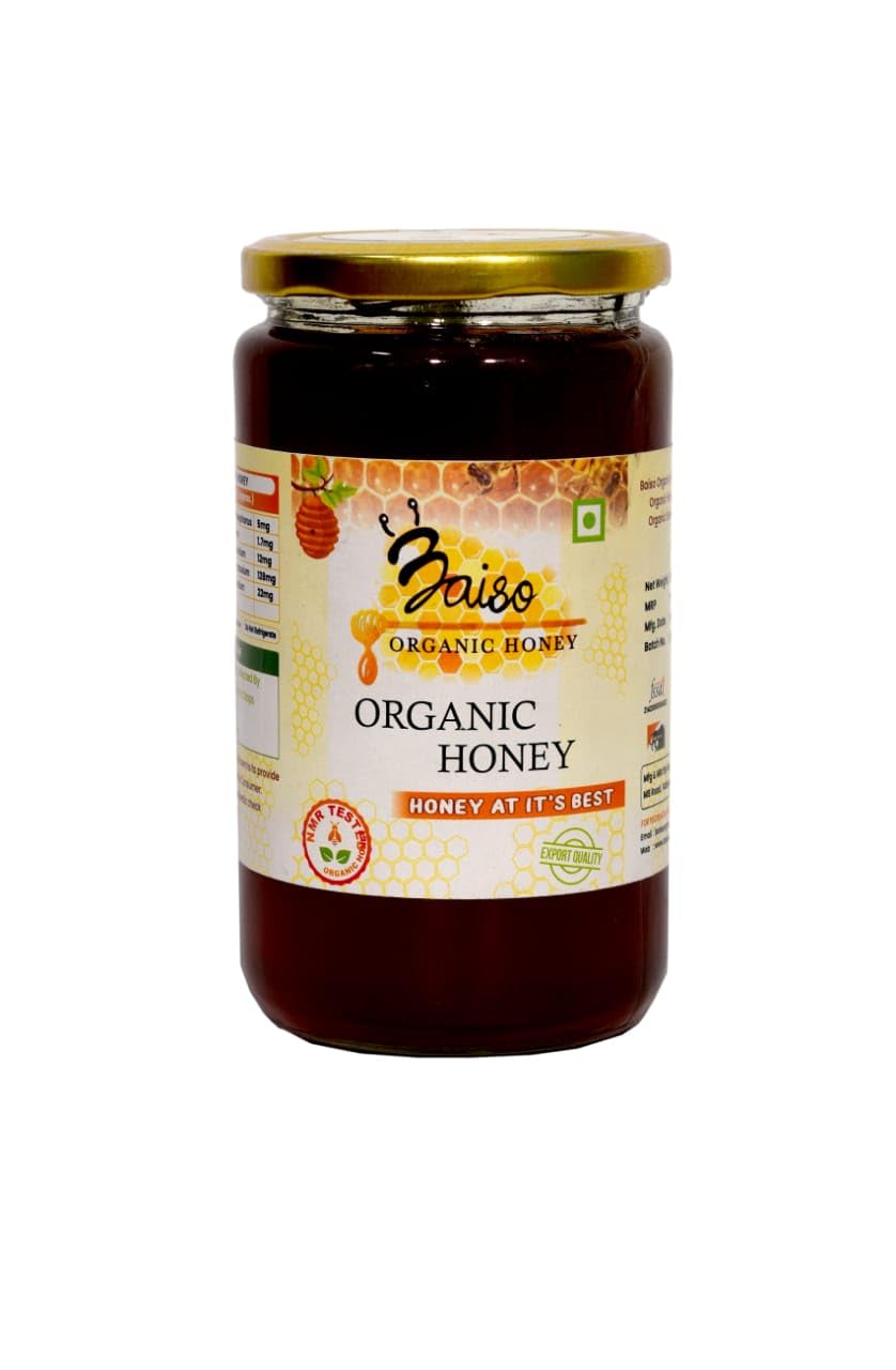 Baiso Organics Unprocessed Raw Honey NMR Tested Pure Natural Unprocessed Original Honey -500gm 100% Pure Raw Honey Unprocessed and Organic Honey (1000g) (B0CB6RJHJZ) Amazon Price History, Amazon Price Tracker