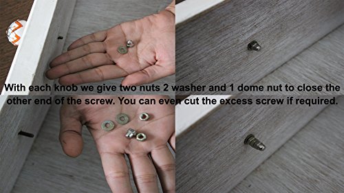 Image of Indian-Shelf 4 Piece Vintage Brown Leaf Ceramic Ring Pull Cabinet Knobs