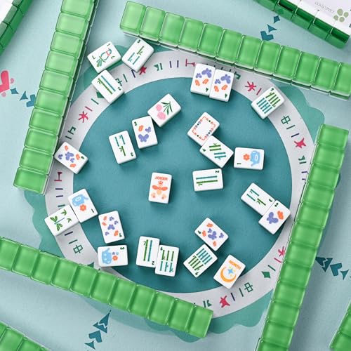 Premium American Mahjongg Set, 166 fichas translucidas miniatura 6
