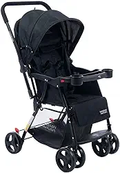 Maxi Baby Carrinho de Bebê Com Alça Reversível YouTurn (Preto)