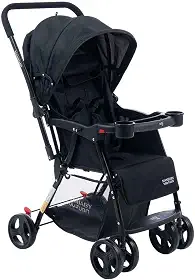 Maxi Baby Carrinho de Bebê Com Alça Reversível YouTurn (Preto)
