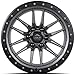 Lock Offroad Krawler 20x9 6x139.7 0et 106.2 Matte Gray W/Matte Black Ring