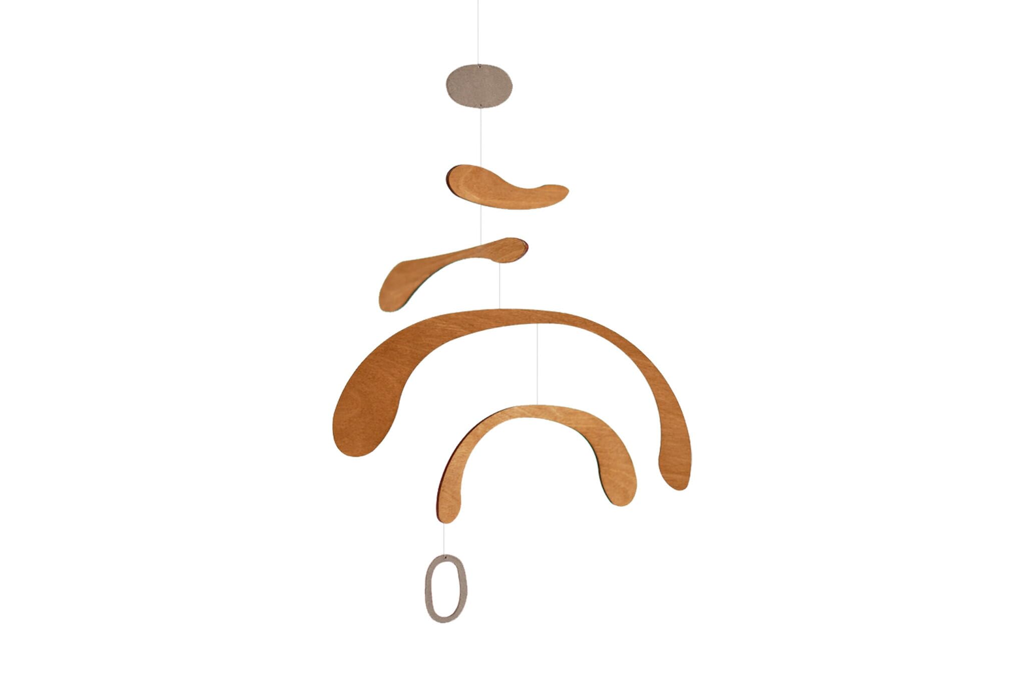 KINETIC LEVI キネティック レヴィ インテリアモビール Lily Plywood キネティックレビ インテリア 天然木製