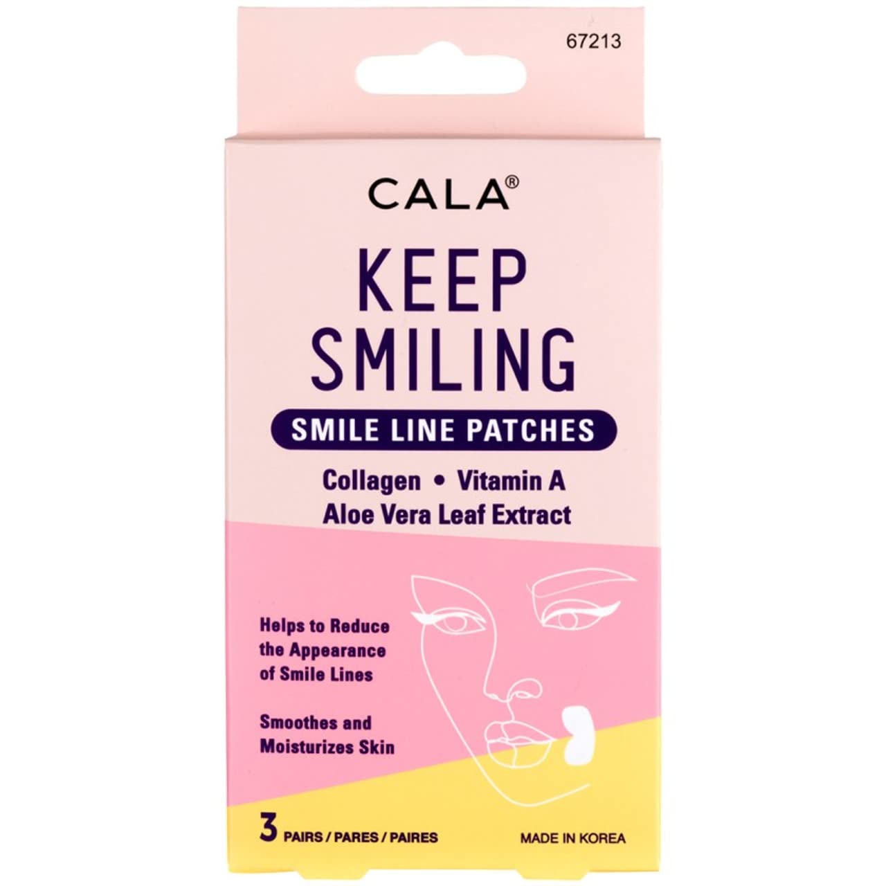 CalaKeep Smiling Smile Line Patches Mask