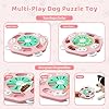 MateeyLife Interactive Dog Puzzle Toy for Smart Dogs, Mental Stimulation Dog Enrichment Toys, Treat Dispensing Dog Toys to Keep Them Busy for Small and Medium Dogs, IQ Training Puzzle Feeder (Pink) #3