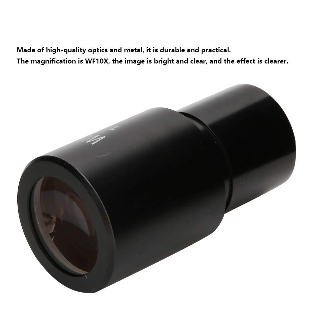 Oculare Microscopio WF10X/18mm 23,2mm | Grandangolare Con Reticolo E Scala | Ottica In Vetro E Metallo Per Biologico - 6