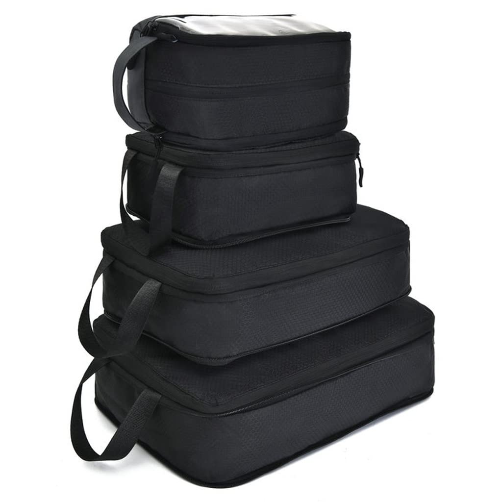 Cubes compression bag d'emballage nylon pour valise sans désordre sac de voyage couleur B