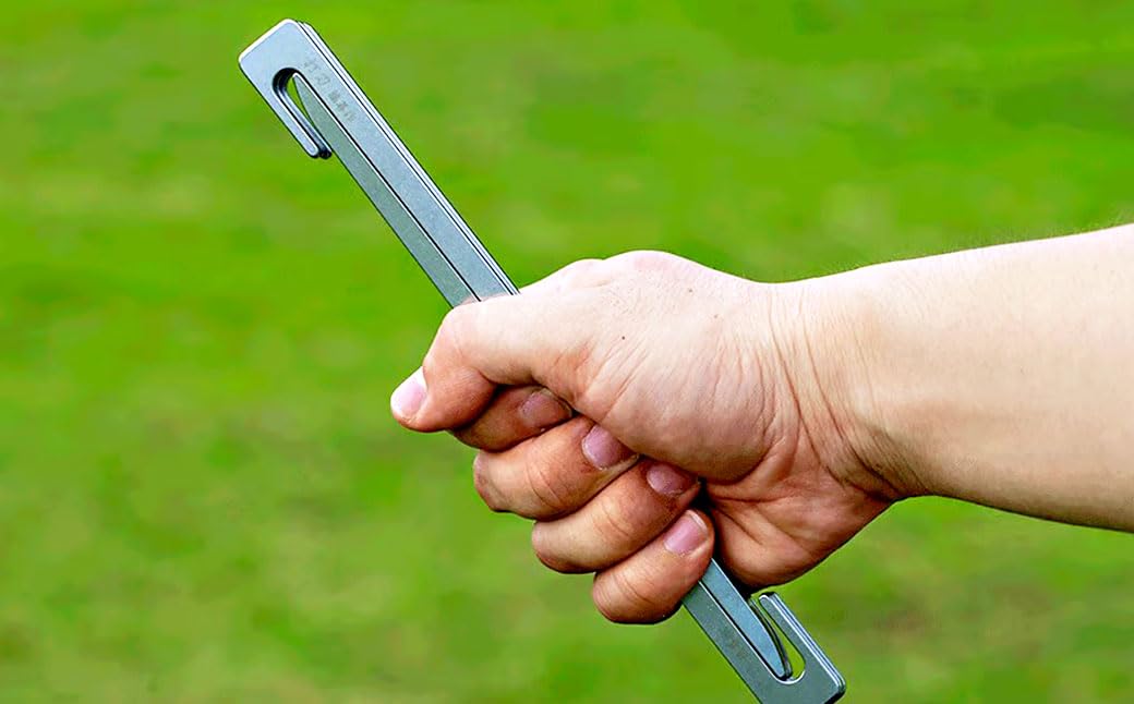 Amazon | ステンレス 製 キャンプ 用 ペグ 『 打刀 』 20cm 8本セット