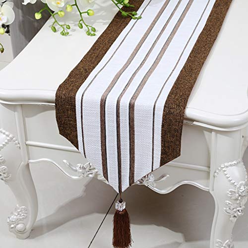 Chemin de table pour cafe et restaurant MU un linge moderne en chanvre lavable