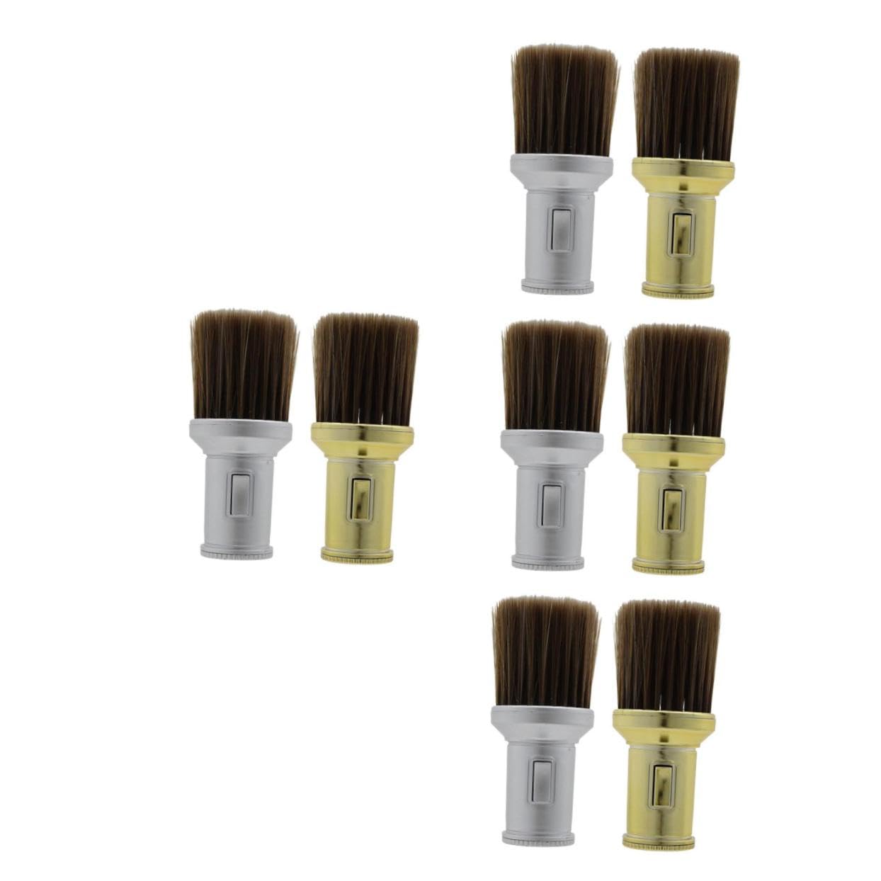 8 Stck. Neck Duster Haarbürste mit Kunststoffgriff Abnehmbare Friseurbürste für Haar und Gesichtsreinigung Vielseitiges Styling und Reinigungswerkzeug für Profi und